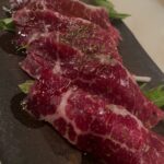 馬生ハム オリーブオイル かけて どうぞ 本日もお待ちしております 地酒 かがたや酒店 阪神居酒屋 野球居酒屋 渋谷ランチ 野球中継 渋谷桜ヶ丘 サッポロビール さくらステージ sake